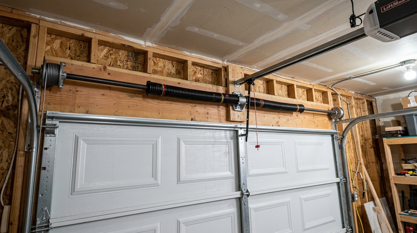 Installed matched dual oil-tempered torsion springs in Nationwide Master Operations